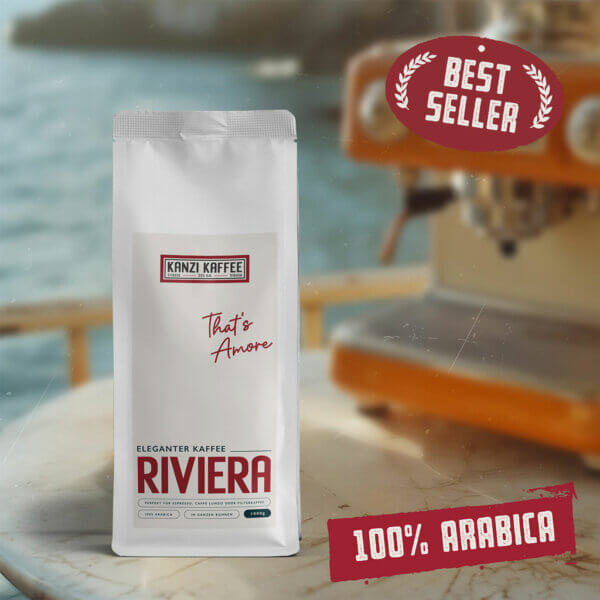 RIVIERA - 100% Arabica - eleganter Kaffee