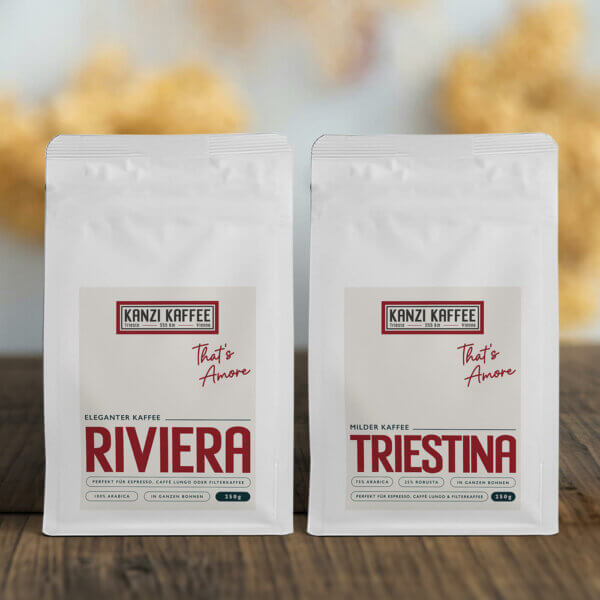 Die "Milden" 2 x 250 gr. Kaffee