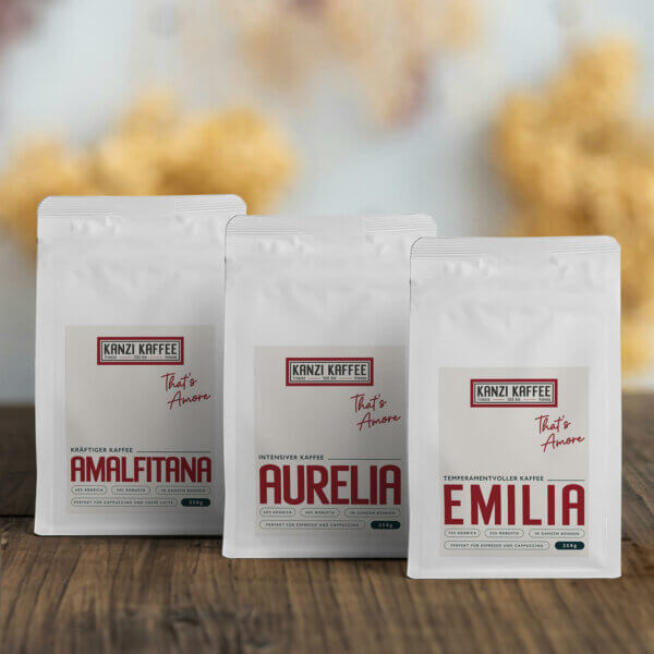 Die "Kräftigen" 3 x 250 gr. Kaffee