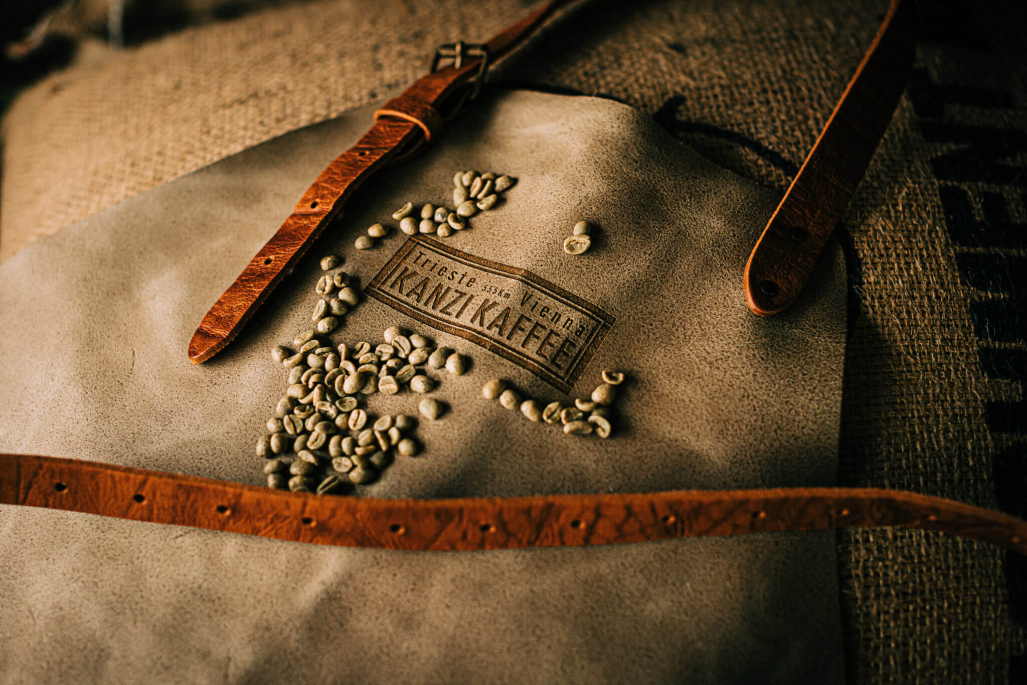 Kanzi Kaffee Schürze