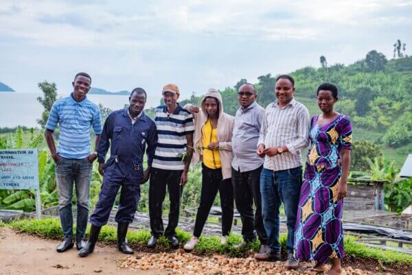 Kaffeebauern Kooperative Ruanda